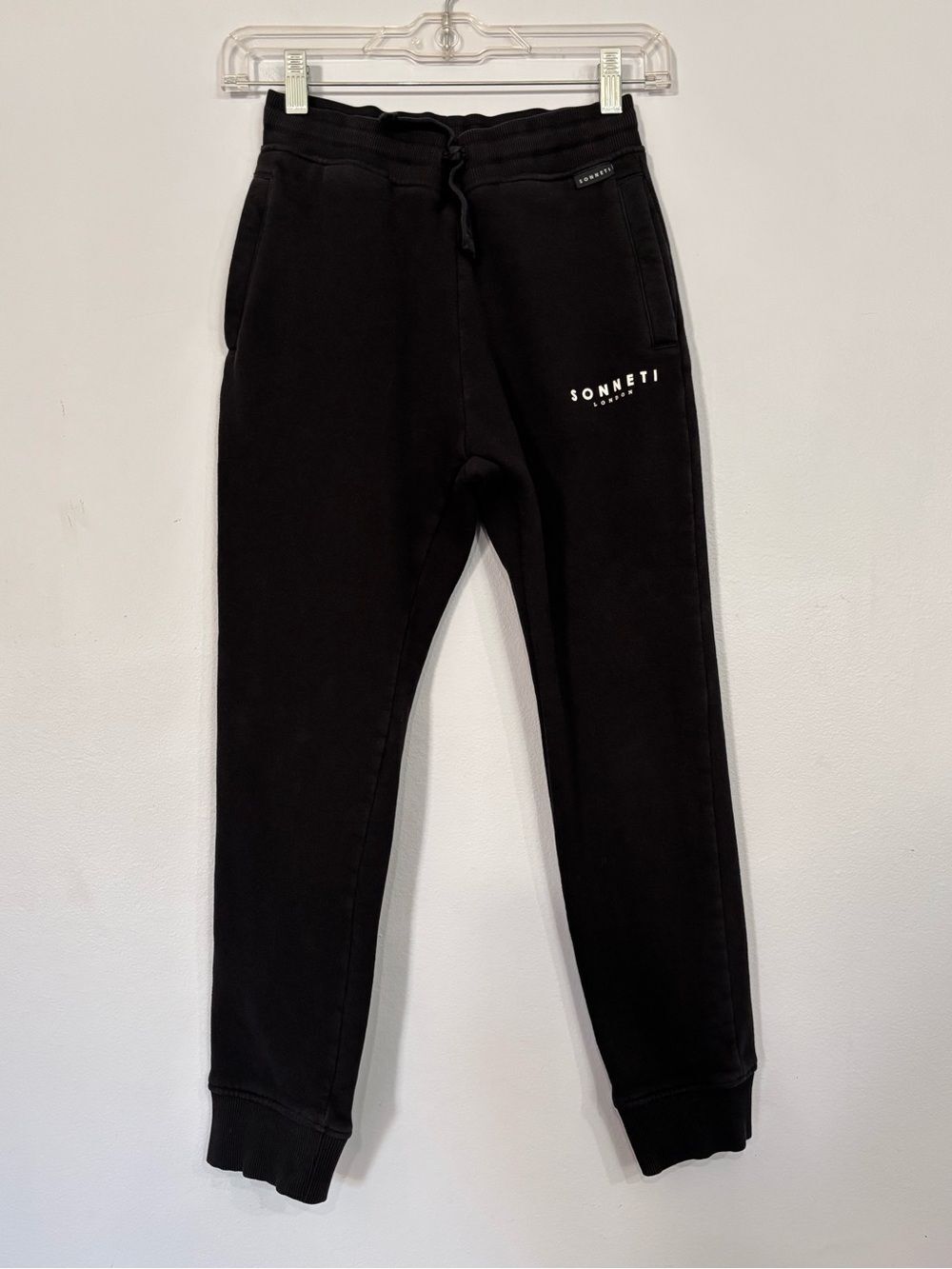 Sonneti London Big Kids Streetwear Black Boys Joggers Youth Size Large